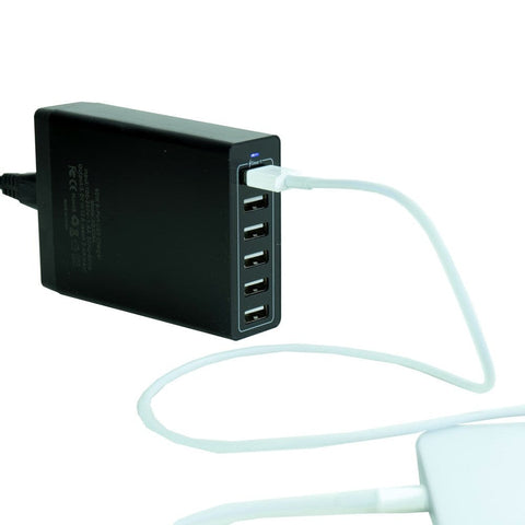 Key Power 6-Port USB Ladegerät – 60W, 2,4A pro Port & Kurzschlussschutz