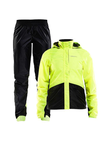 Regenkombi für Damen in Signalfarben - Craft Transit Rain Set