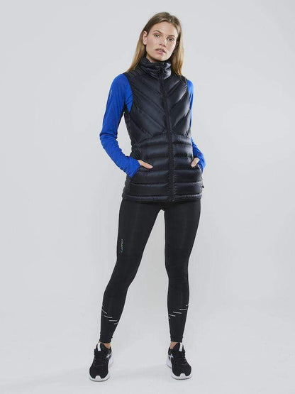 Warme Daunen Weste / Gilet für Damen - Warm gefüttert