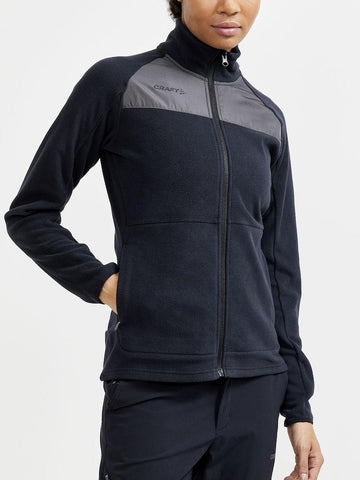 Sportliche Outdoor Fleece Jacke für Damen - Craft Explore Fleece Mid