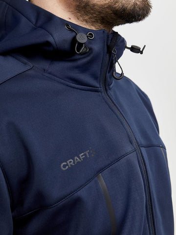 Sportliche Softshell Jacke mit Kapuze für Herren - Craft Explore Soft Shell JKT