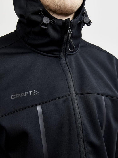 Sportliche Softshell Jacke mit Kapuze für Herren - Craft Explore Soft Shell JKT