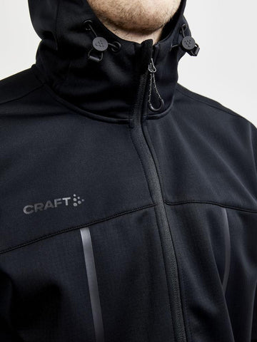 Sportliche Softshell Jacke mit Kapuze für Herren - Craft Explore Soft Shell JKT
