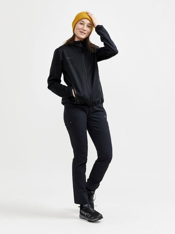 Winddichte Softshelljacke mit Kapuze für Damen - Craft Explore Softshell