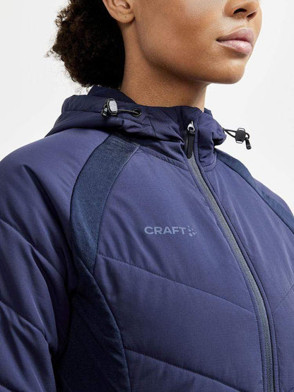 Leichte wattierte Jacke für Damen - Craft ADV Explore Hybrid JKT