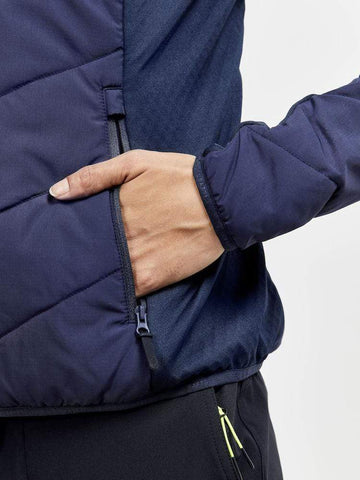 Leichte wattierte Jacke für Damen - Craft ADV Explore Hybrid JKT