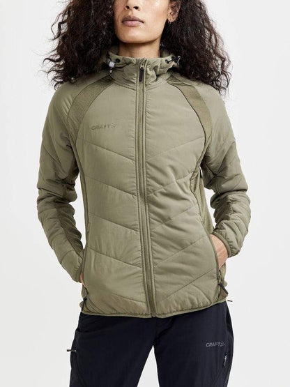 Leichte wattierte Jacke für Damen - Craft ADV Explore Hybrid JKT
