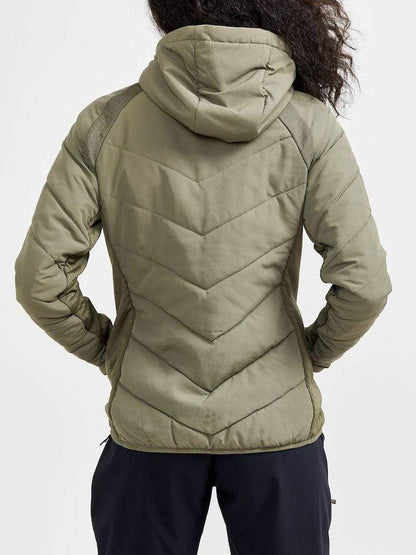 Leichte wattierte Jacke für Damen - Craft ADV Explore Hybrid JKT