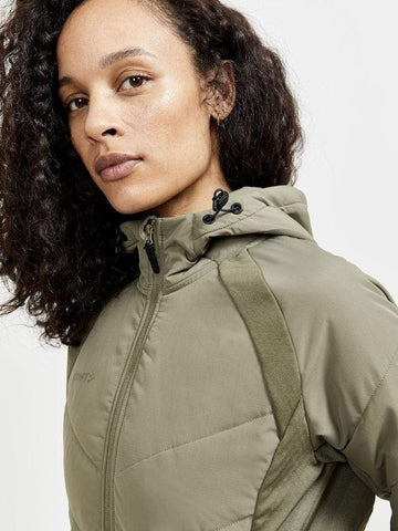Leichte wattierte Jacke für Damen - Craft ADV Explore Hybrid JKT
