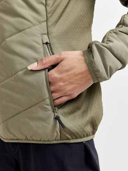 Leichte wattierte Jacke für Damen - Craft ADV Explore Hybrid JKT