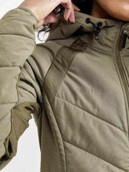 Leichte wattierte Jacke für Damen - Craft ADV Explore Hybrid JKT