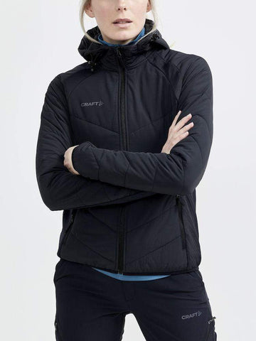 Leichte wattierte Jacke für Damen - Craft ADV Explore Hybrid JKT
