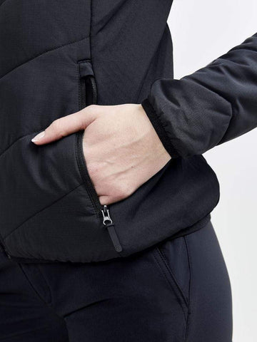 Leichte wattierte Jacke für Damen - Craft ADV Explore Hybrid JKT