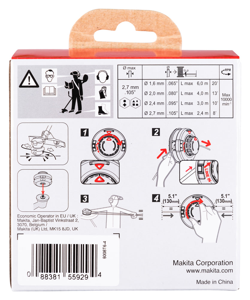 
          Fadenkopf Tap & Go "Easy" 2-Faden M8 x 1.25 LH
          191D91-7
        