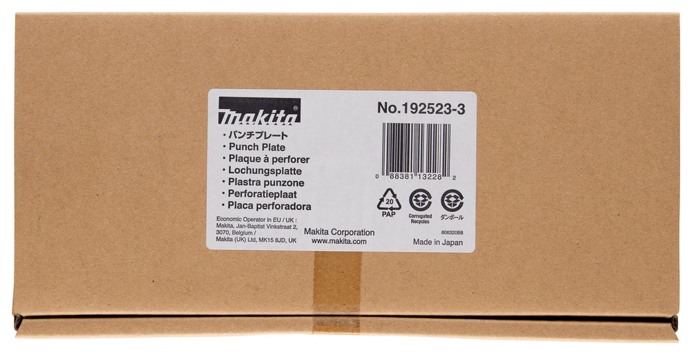 
          Locherplatte 115 x 280 mm
          192523-3
        