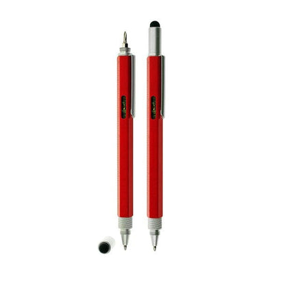 Workman's Multi Tool 8-in-1 Konstruktionsstift – Messing, Wasserwaage & Touch