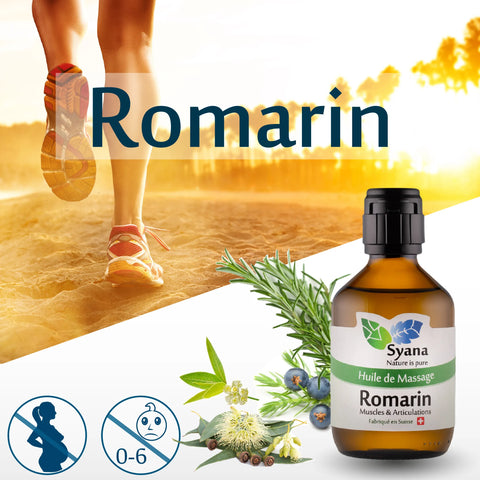 Syana Huile de Massage Romarin – Comfort and Relaxation for Muscles & Joints 🌿