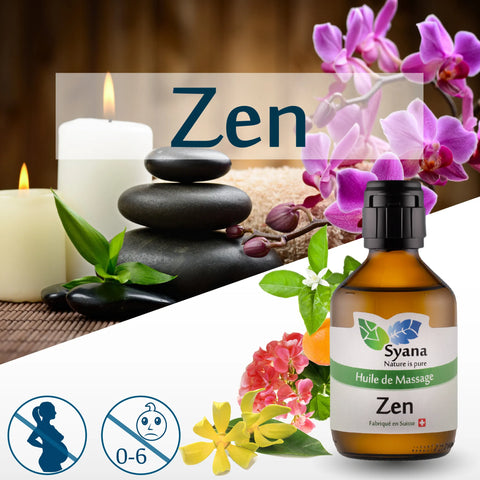 Syana Huile de Massage Zen – Embrace Tranquility and Relaxation 🌸