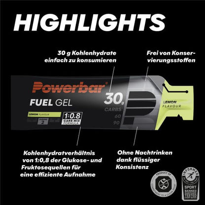 Powerbar - Fuel Gel 30 Citrus Burst - ⚡ Få din energi hurtigt!