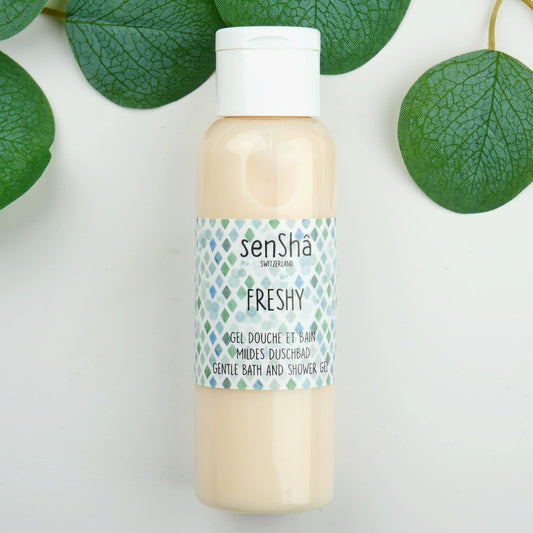 🌸 SenSha-Cosmetics: Embrace Gentle Care with Freshy Shower Gel & Liquid Bath! 🌿