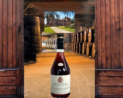 ✨Armagnac la Baronne Bleue par Olivia - Château de Castex d'Armagnac Millésime 2002✨