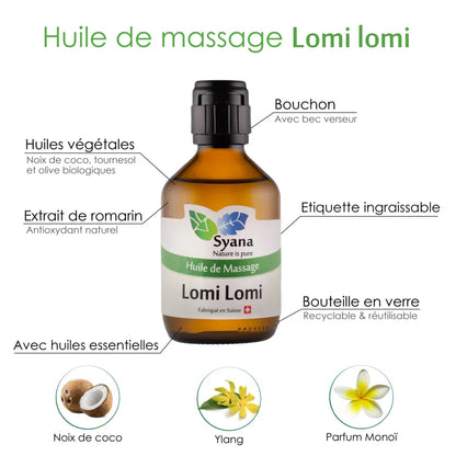 Syana Huile de Massage Lomi Lomi – Journey to the Pacific Islands 🌺