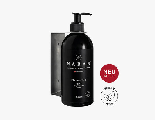 NABAN Skincare - 3-w-1 Żel pod prysznic - Odświeżający środek czyszczący 🚿