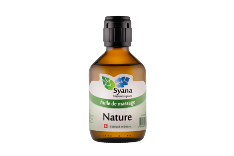 Syana Huile de Massage Nature – Pure, Natural, and Hypoallergenic 🌿