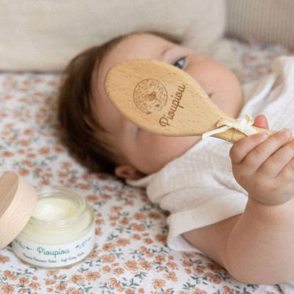 Piou-Piou - Pioupiou Baby Brush Made of Beech Wood - Soft & Natural Care for Your Little One 🌿👶✨