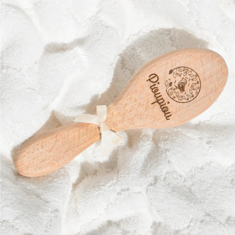 Piou-Piou - Pioupiou Baby Brush Made of Beech Wood - Soft & Natural Care for Your Little One 🌿👶✨