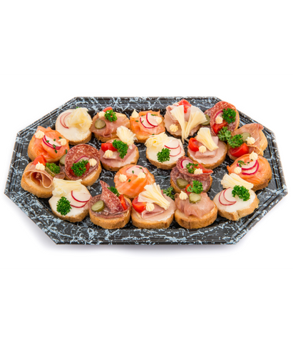 Boulangerie Haas - Mini Canapé Platter for 5 People - Perfect for Your Next Gathering! 🥳🍽️✨