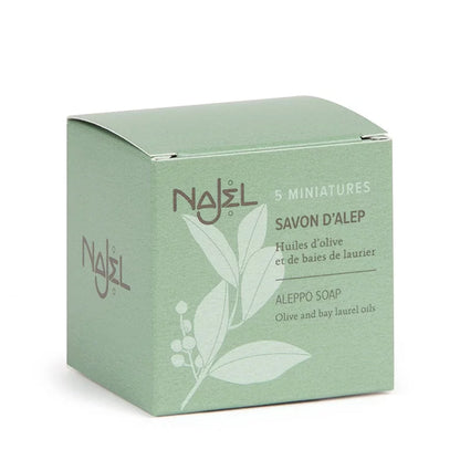 Najel - Sabonetes de Aleppo para Convidados 5x20g - Puro & Suave 🌿🧼