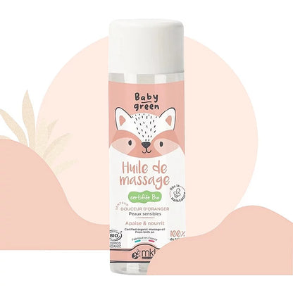 🐾 MKL Green Nature Organic Baby Massage Oil 🌿