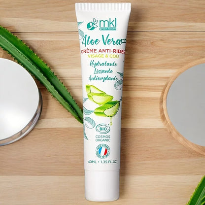 MKL GREEN NATURE - Creme Anti-Idade de Aloe Vera (40ml) - Revitalize a Sua Pele Naturalmente! 🌿✨