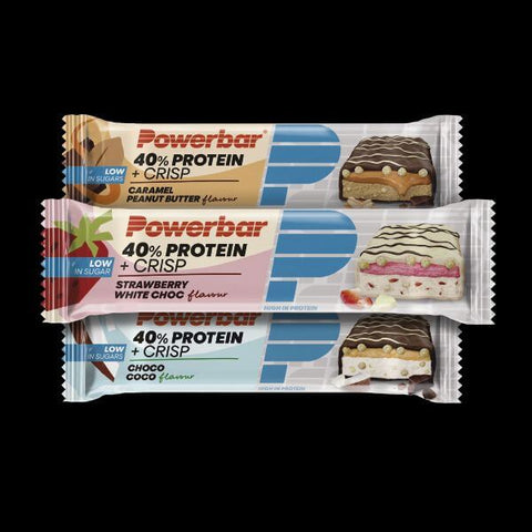 Powerbar - ProteinPlus Crisp 40% - 🍫 Giv Din Dag Energi med Lækre Protein!