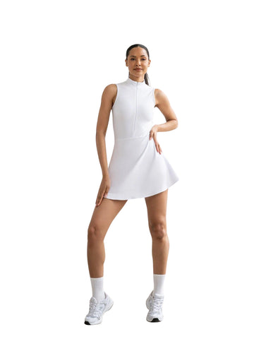 3052 - Sporty Jumpsuit i Hvit - Beveg Deg Fritt ✨