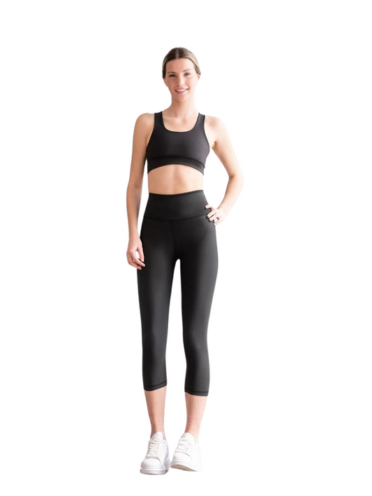 4306 Capri Leggings en Noir