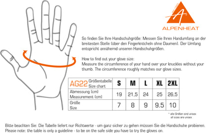 ALPENHEAT - Varmehansker FIRE-GLOVE HVERDAGSLIV OPPLADT - Hold deg varm og koselig denne vinteren! ❄️🔥🧤
