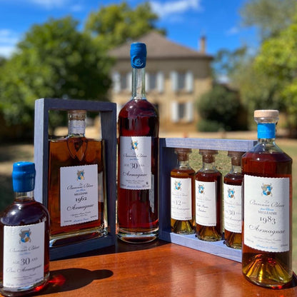 ✨Armagnac la Baronne Bleue par Olivia - La Baronne Bleue Coffret 3 Mignonnettes - 20cl Each✨