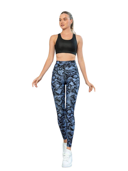 422 Extra High Waist Leggings in blau-schwarz