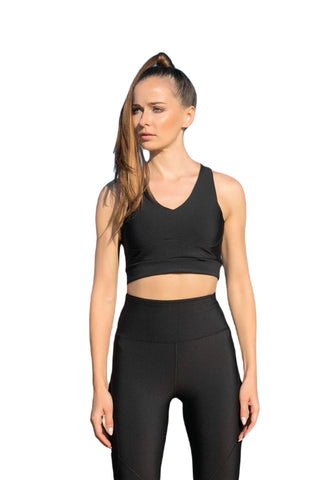 188 Sport - Svart Sports Bra - Elegant Stil & Komfort ✨