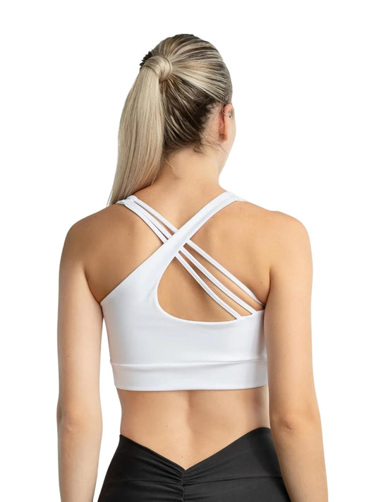 397 Bron - Soutien-gorge de sport blanc - Confort tendance✨