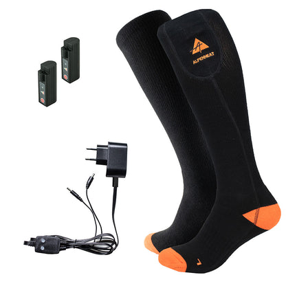 ALPENHEAT - Värmesocka FIRE-SOCK Ull - Ultimat komfort för kalla dagar! ❄️🌟