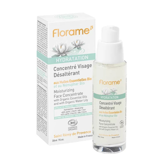 Concentré désaltérant BIO pour le visage au nénuphar - 30ml - Florame