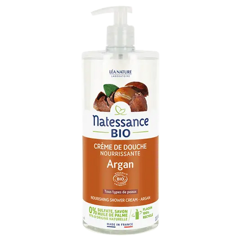 🧴 Natessance® Argan & Orange Blossom Shower Cream - 250ml 🧴