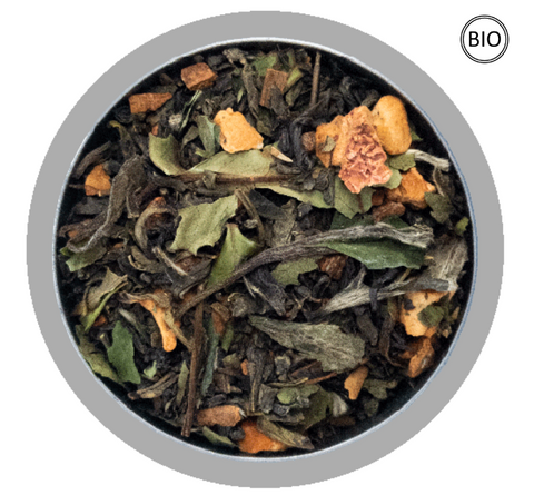 Cannelle en Robe Blanche BIO – Organic White Tea with Cinnamon – 100g 🍏❄️