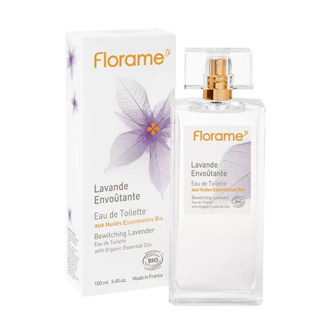 Eau de Toilette aux huiles essentielles Bio, Lavande envoûtante - 100ml - Florame