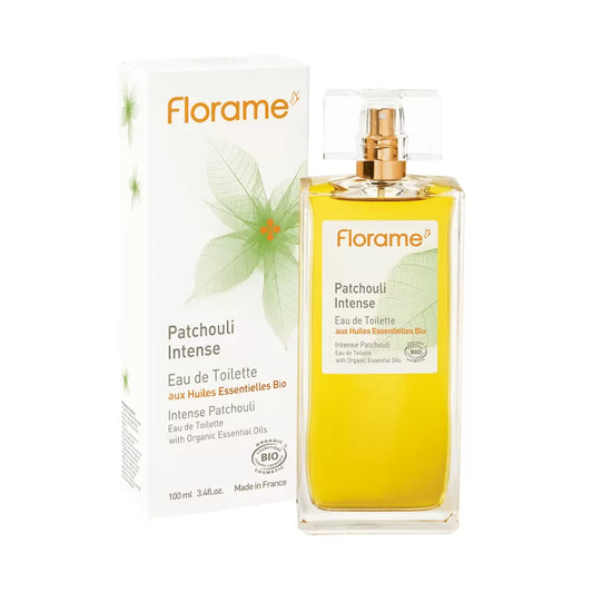 Eau de Toilette aux huiles essentielles Bio, Patchouli intense - 100ml - Florame