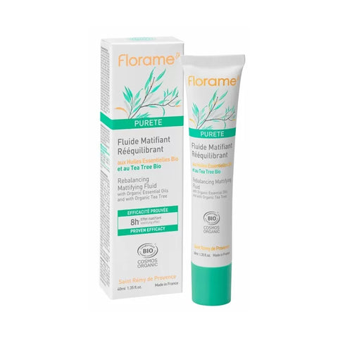 Fluide PURETÉ, Matifiant Rééquilibrant - 40ml - Florame