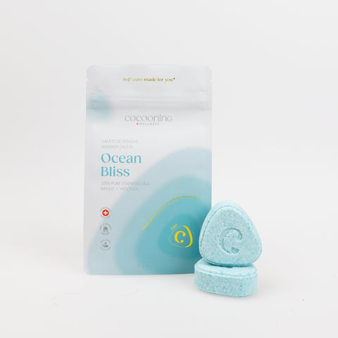 Cocooning Biocosmetics - Shower Pebbles OCEAN BLISS - Relax and Revitalize Your Shower! 🌊✨
